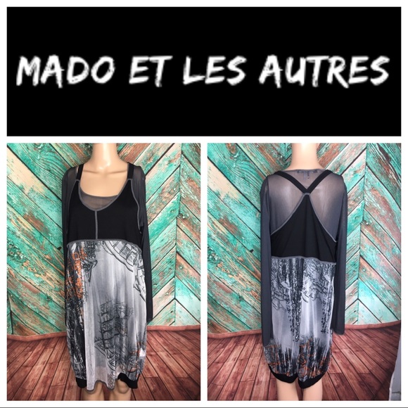 Mado Et Les Autres Sheer Racerback Dress - Picture 6 of 7